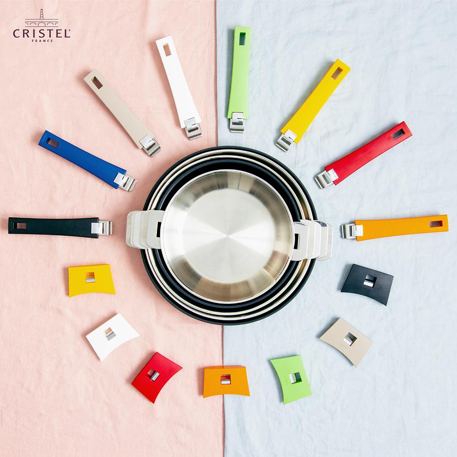 CRISTEL精緻手把套組/ 耳柄一對+手把一支/ 顏色隨機 eslite誠品