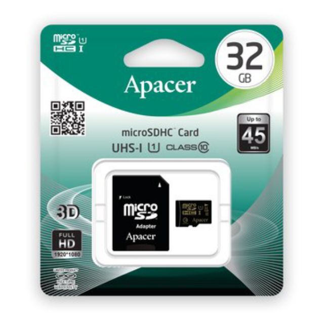 APACER MicroSDHC UHS-1 Class10 32G 含轉卡 ( AP32GMCSH10U1-R )