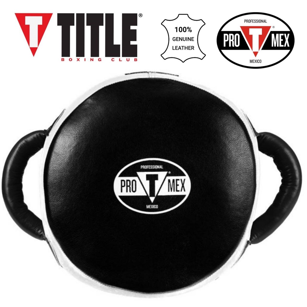 [民生拳館] 二手 TITLE Pro Mex Punch Shield 真皮 拳擊 盾靶 教練 手靶 重拳