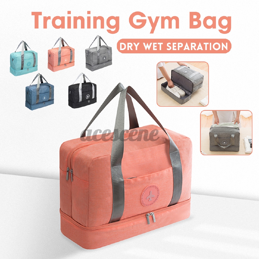 weekend bag with shoe storage