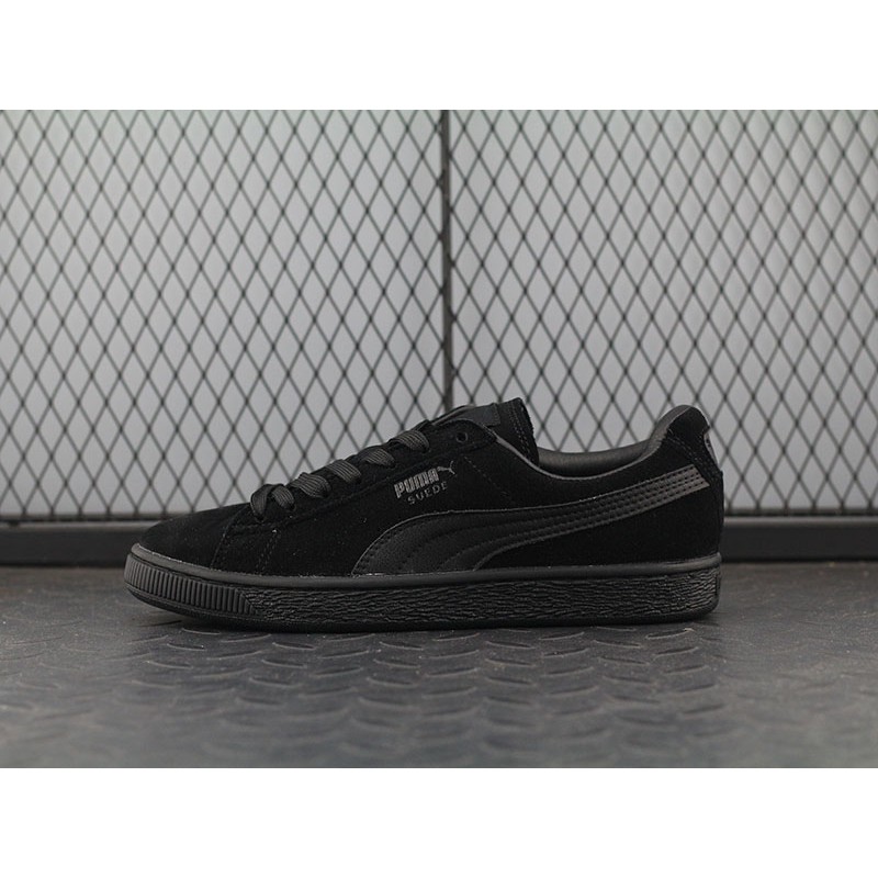 Puma Suede Classic經典全黑340132 04男女鞋35 45 蝦皮購物