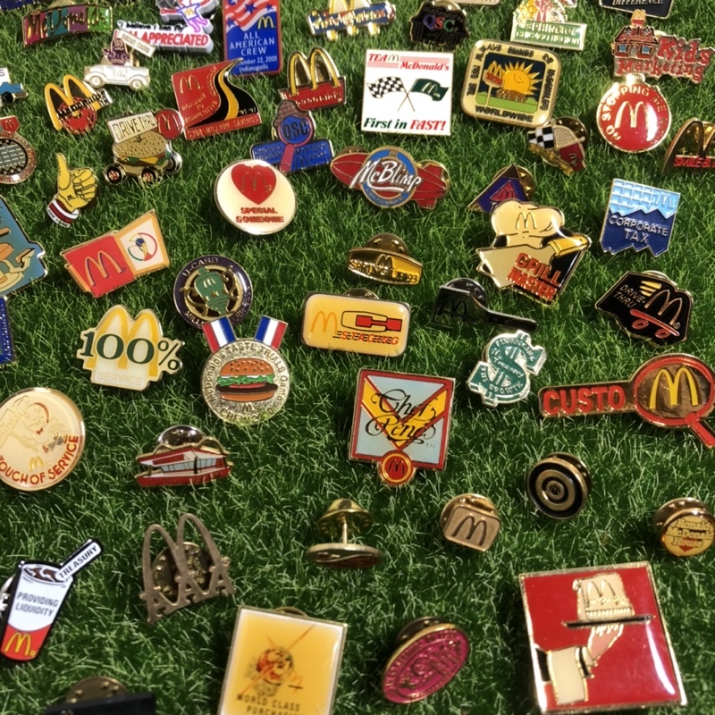 【單售4】1990’s 麥當勞徽章 McDonald’s Pin 胸章 胸針 勳章 別針 麥當勞Pin 麥當勞收藏 玩具