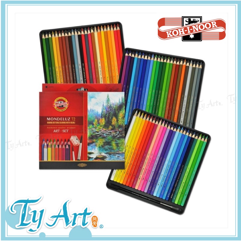 水彩色鉛筆72色 18色 水筆2種 deaflink.com