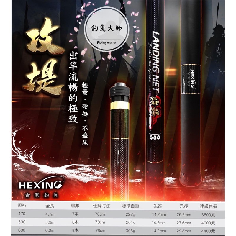 【釣魚大師 Fm】Hexing 合興🏴‍☠️ 攻堤-小繼玉柄🔥可私訊議價（收納78公分）磯玉柄 玉柄