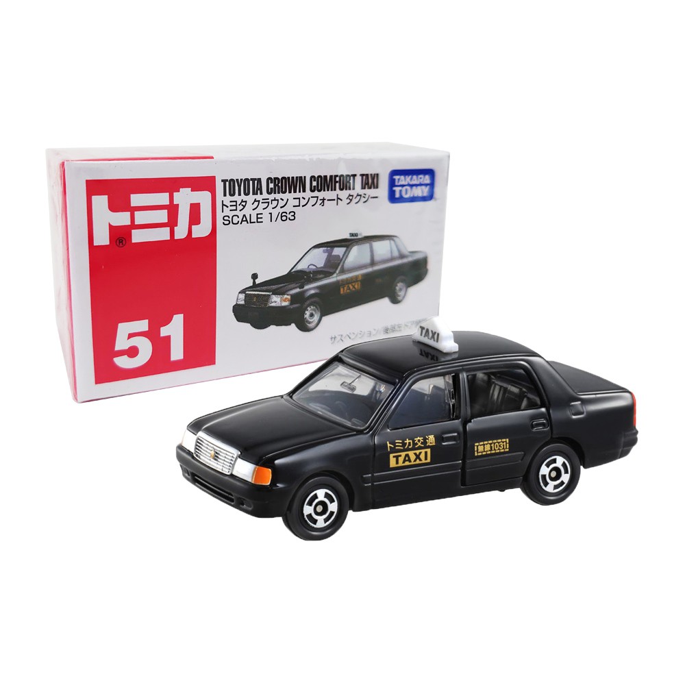 TOMICA 豐田 Toyota 黑色 計程車 NO.51【酷比樂】