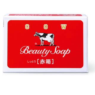 日本原裝 Cow 牛乳石鹼 牛奶香皂 紅盒皂 （玫瑰保濕） 藍盒皂 （茉莉清爽） onfly1689