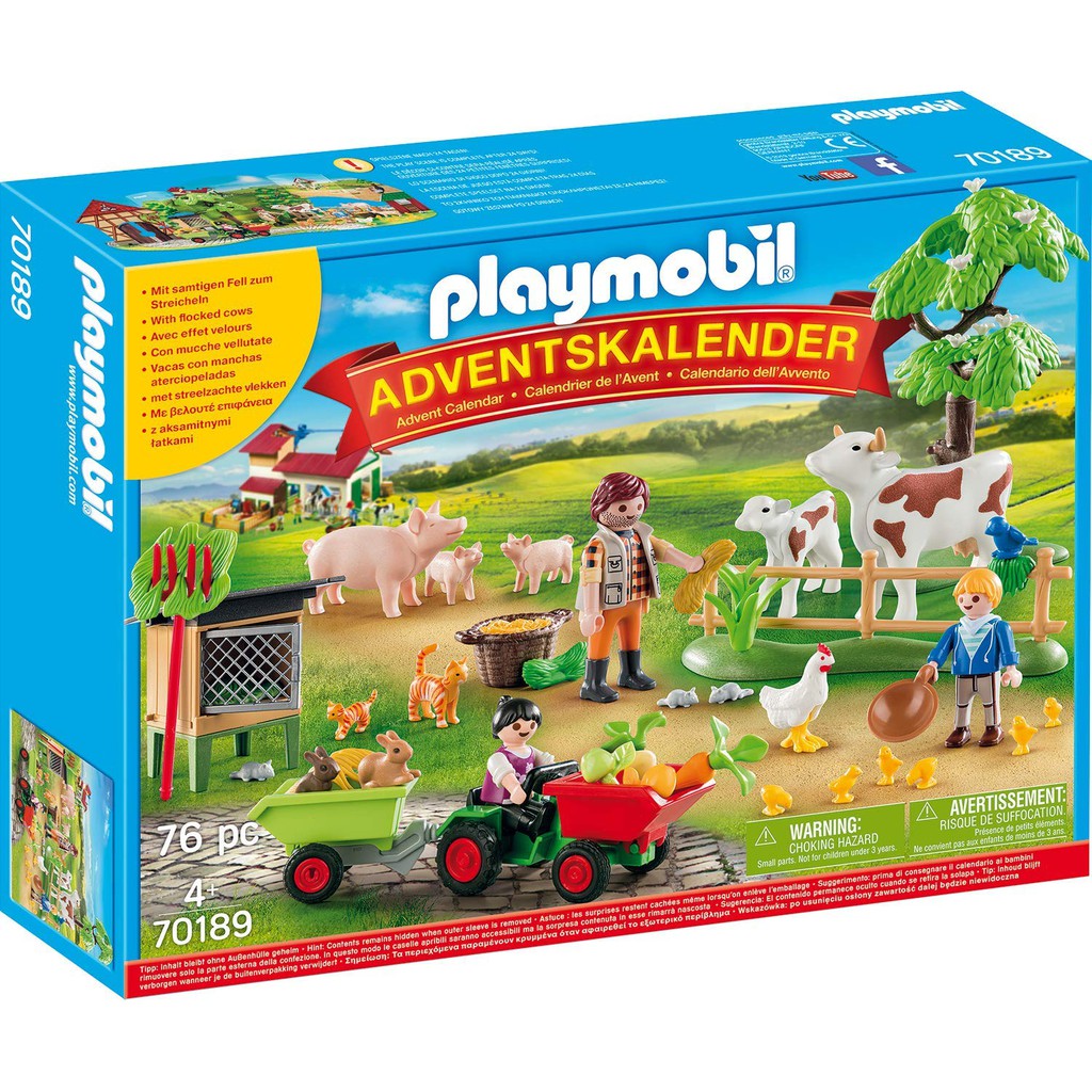 [全新未拆現貨] 德國 Playmobil 摩比 70189 農場 聖誕降臨曆 聖誕 日曆 倒數曆 聖誕日曆