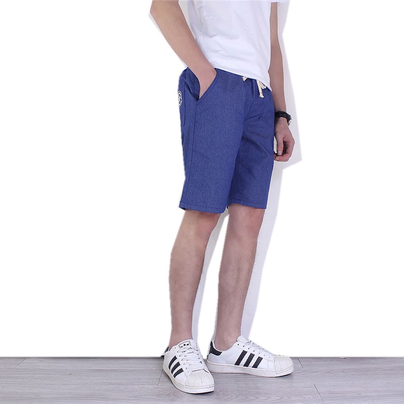 AOYAMA 韓國 膝上設計 極簡素面 休閒短褲【X55602-5】