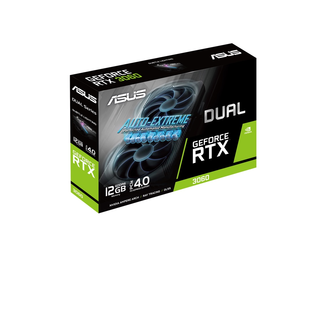 現貨 Asus RTX 3060 dual 12GB 未鎖 算力 48MH/S 112W