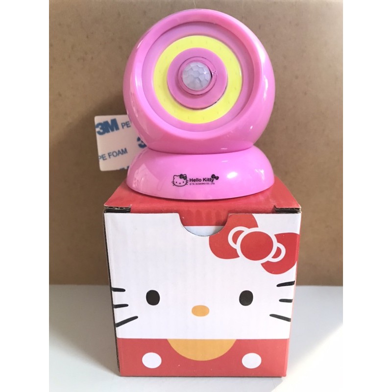 三麗鷗正版 Hello Kitty 凱蒂貓 360° LED 人體感應燈 衣櫥 走廊 必備