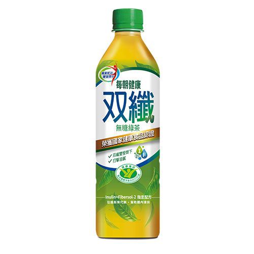 每朝健康雙纖綠茶650mlX4瓶