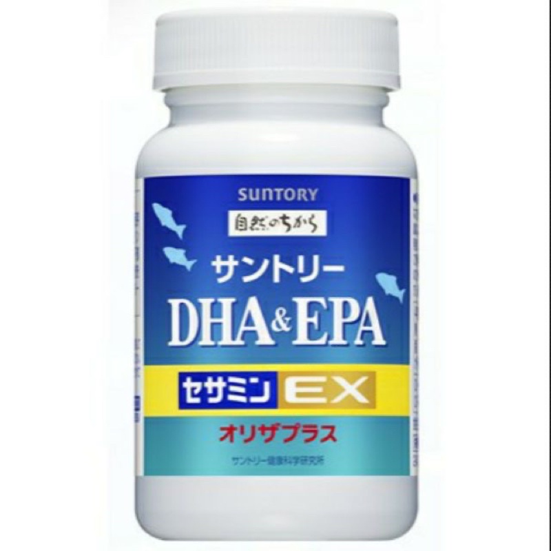 保留給andrea下標）SUNTORY 三得利魚油DHA ＆ EPA + 芝麻明EX 30粒 日本原裝