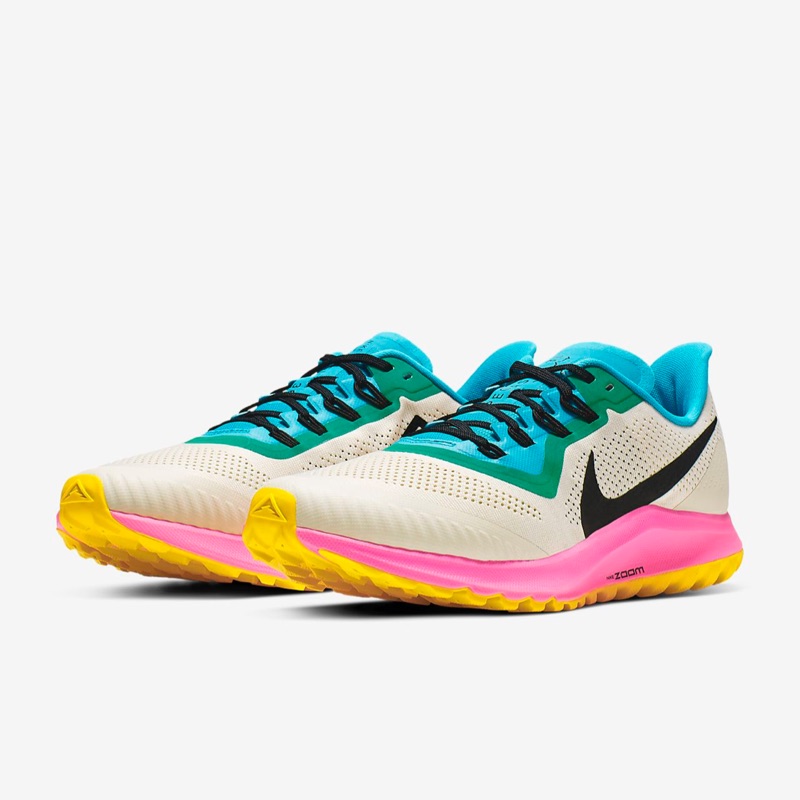 Nike Air Zoom Pegasus 36 Trail 白黑粉 慢跑鞋 AR5677-101