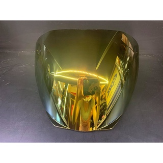 瀧澤部品 ZEUS 瑞獅 ZS-613B 和 ASTONE RST 鏡片共用 原廠鏡片 電鍍金 半罩安全帽 配件 遮陽
