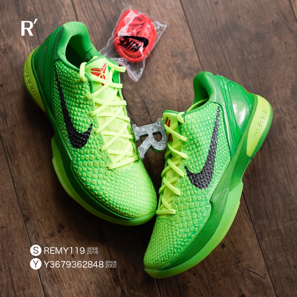 R'代購 Nike Kobe 6 Protro Grinch 青蛇 青竹絲 青蜂俠 CW2190-300