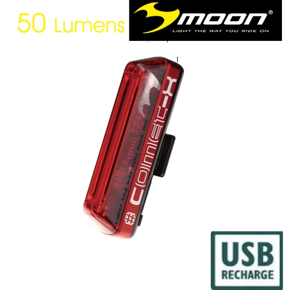 尚玲瓏百貨 現貨 當日出貨MOON Comet X USB充電 警示燈/車燈/後燈