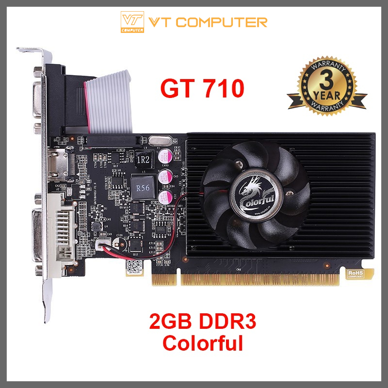 Gt 710 / 2GB / DDR3 / 彩色 / 顯卡