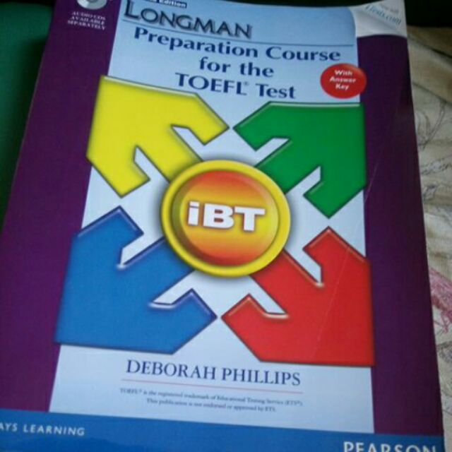 Longman preparation course for the toefl test 托福考試用書付cd