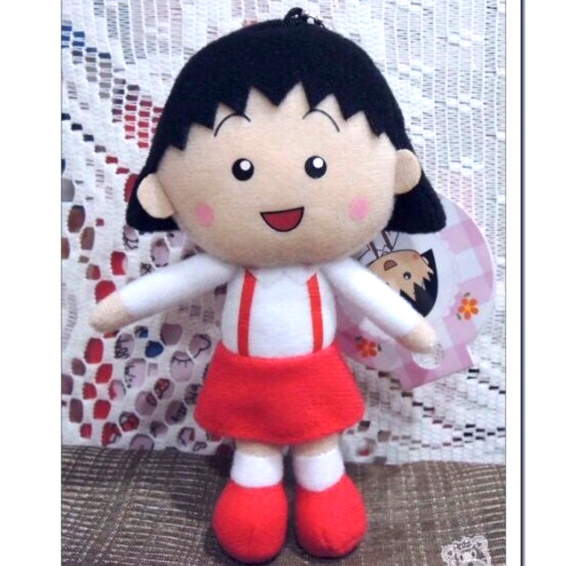 櫻桃小丸子玩偶吊飾 小丸子包包吊飾娃娃 ちびまる子ちゃん 原圖開心款 日本進口正版