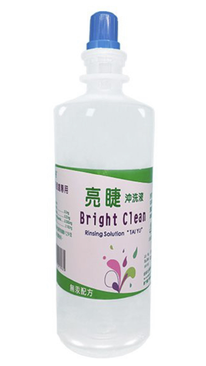 台灣現貨秒發 開立發票 台裕亮睫沖洗液500ml 隱形眼鏡專用生理食鹽水 蝦皮購物