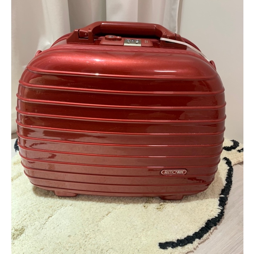 Rimowa Salsa Deluxe Beauty Case 經典紅色化妝箱 登機箱 工具箱 可斜揹手提 有附化妝鏡