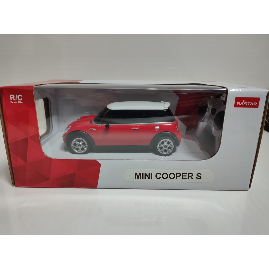 RASTAR MINI COOPER S 1/24遙控車 經典紅 瑪琍歐