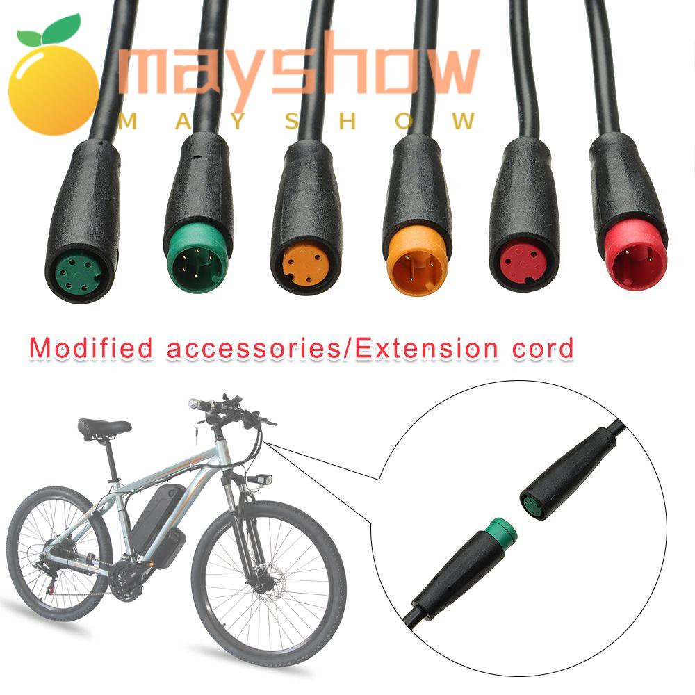 Mayshow 底座連接器黑色用於 Ebike Bafang Ebike 配件防水連接器