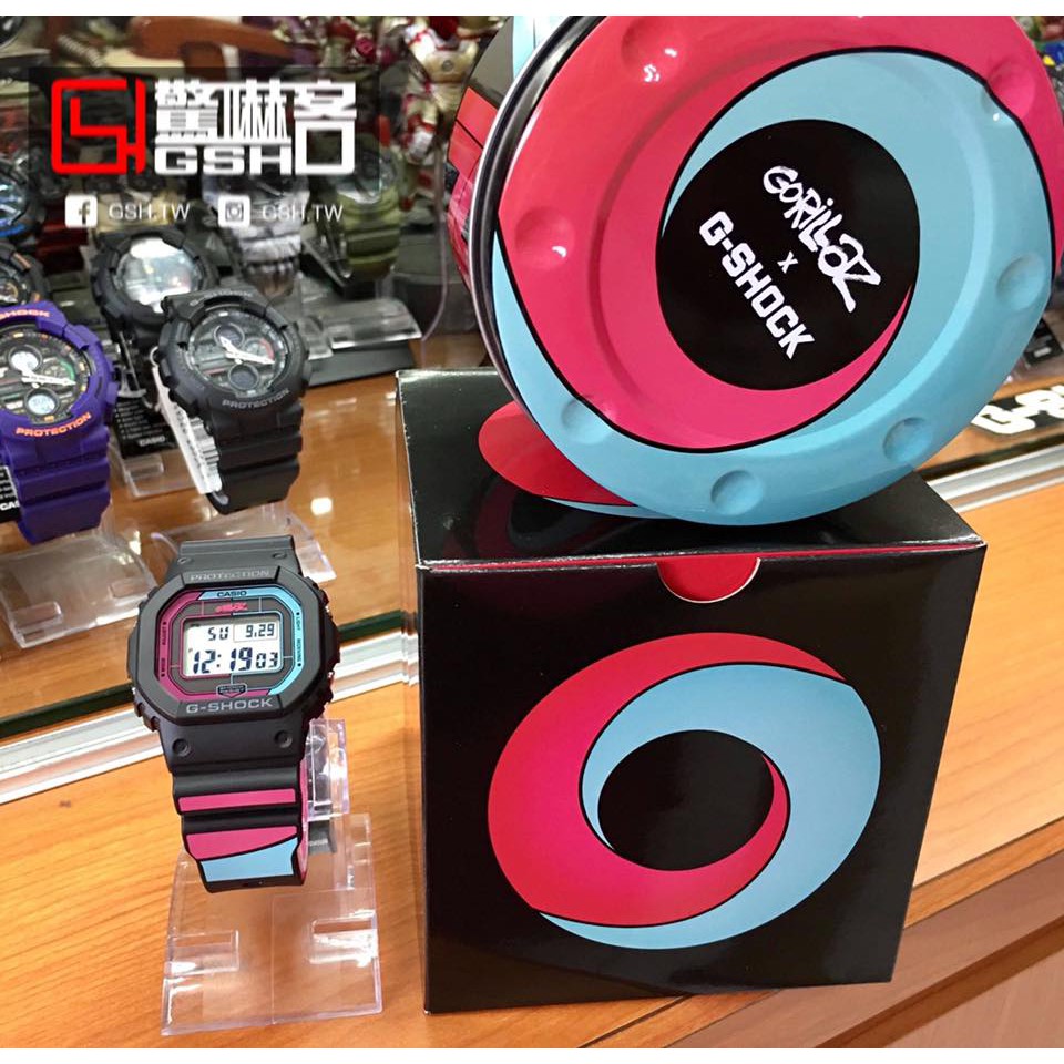 【驚嚇客】限量 G-SHOCK x Gorillaz聯名款 GW-B5600GZ-1