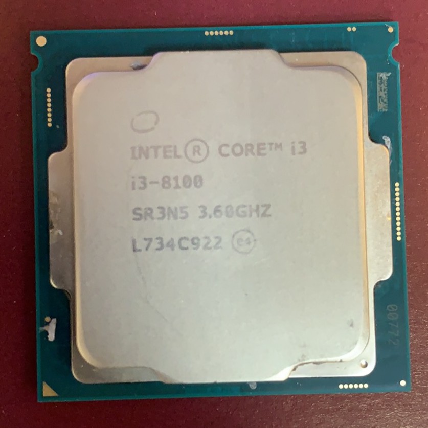 《台南華駿》二手良品 INTEL I3-8100 CPU 中古 台南 電腦組裝 電腦維修 批發