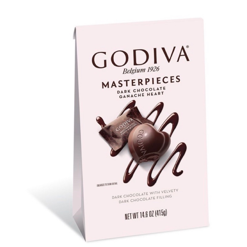 【宅配免運】COSTCO好市多代購~ Godiva 心型黑巧克力 415 公克