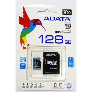威剛 ADATA 128G UHS-I CLASS 10 高速記憶卡
