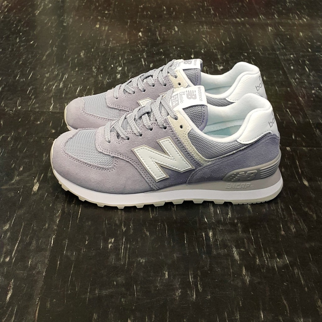 new balance nb 574 WL574ESV 紫色芋頭紫薰衣草紫經典款麂皮網布質感慢跑鞋| 蝦皮購物