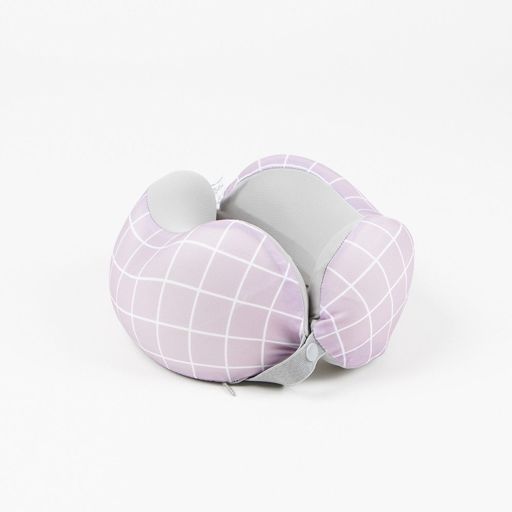 【生活工場】簡藝格調分享頸枕-紫(附頸枕套2入) 頸枕 枕頭