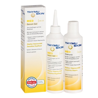 德國欣髮源 Thymuskin MED加強養髮組(MED養髮洗髮精200ML+MED養髮凝膠200ML)