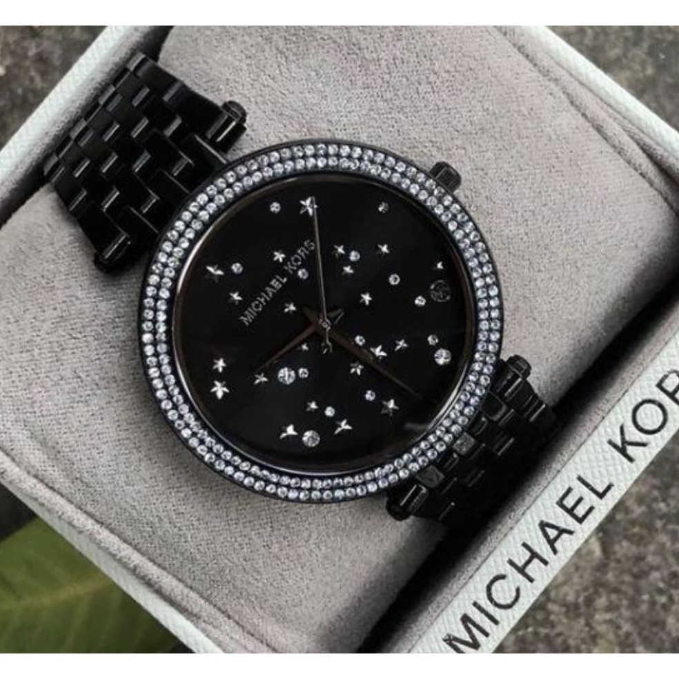 Michael Kors darci mk3787 水鑽 滿天星 星空 星星 黑色 mk 錶 mk 手錶