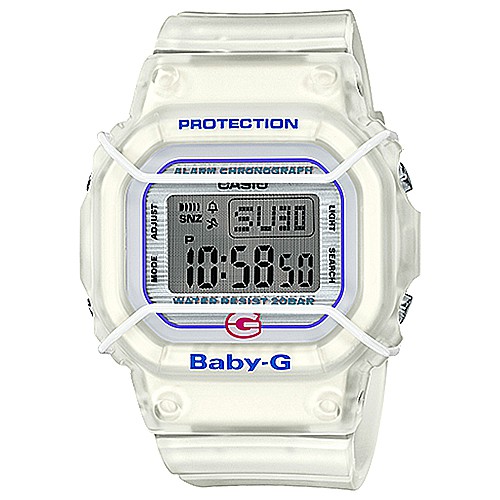 【CASIO】BABY-G 25周年紀念錶款 半透明防撞電子錶 (BGD-525-7) 正版宏崑公司貨
