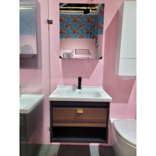浴櫃 面盆 鏡櫃 太空鋁防水LM60(60公分浴櫃不含龍頭)