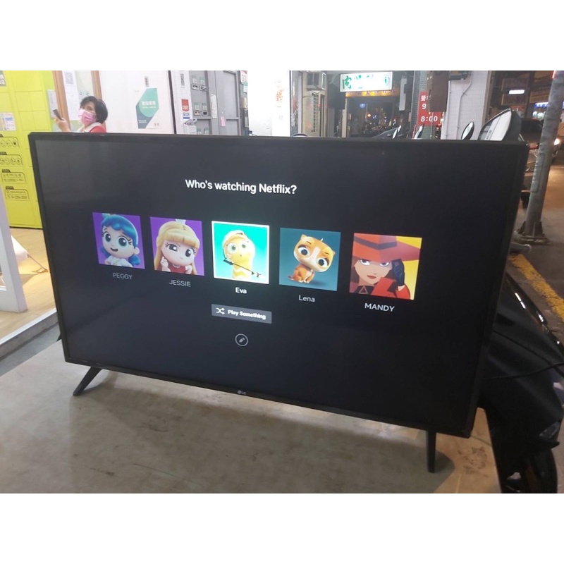 超級新2018年～二手中古樂金LG43吋4k電視可聯網，2018年，型號43UJ630T 保固3個月