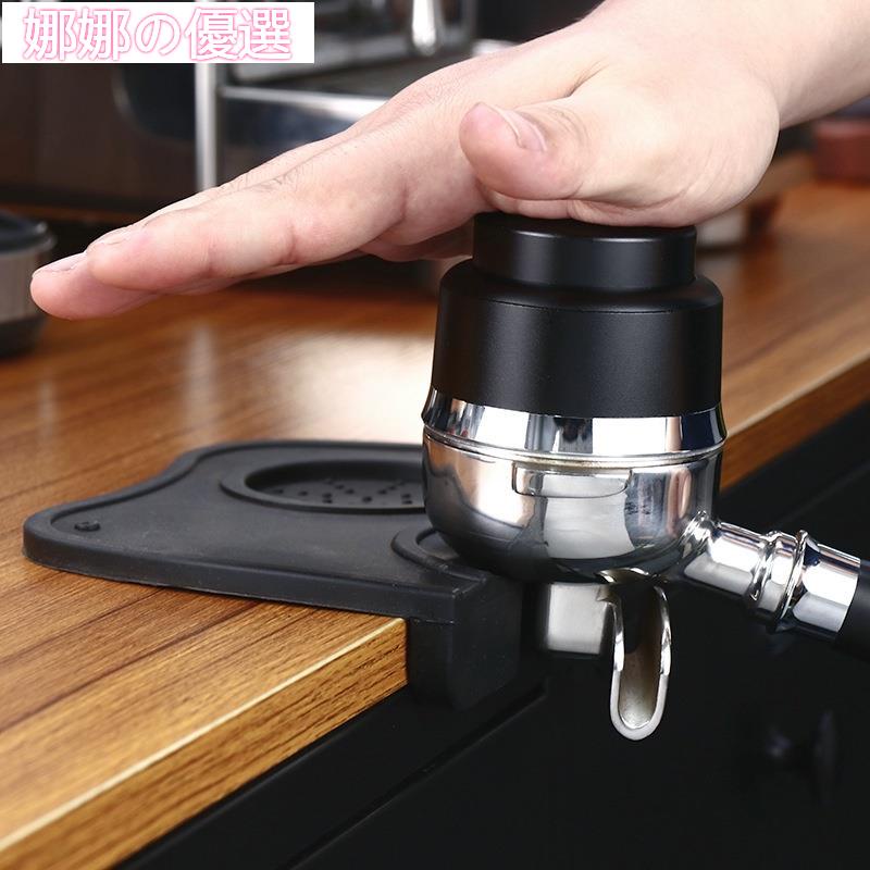 【娜娜の優選】不鏽鋼壓粉器 咖啡壓粉器 按壓式 意式咖啡機手柄填壓器 實心 壓粉錘子 布粉器 58MM 咖啡器具