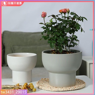 花盆 陶瓷花盆 水泥盆 花器 大花盆 多肉花盆 陶瓷盆 小花盆 盆栽 陶瓷花器陶瓷花盆歐式創意高腳蘑菇盆家居綠植海芋月季