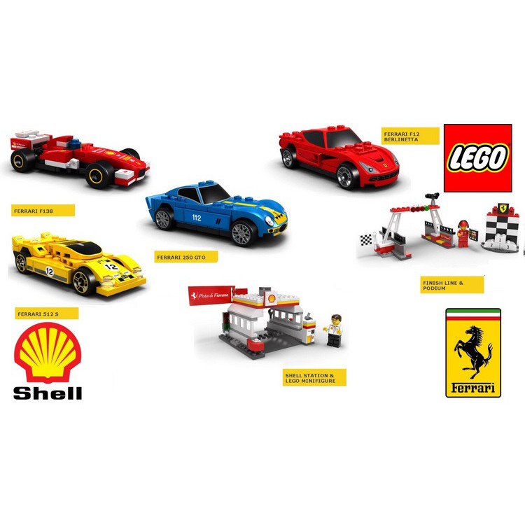 龜仙人樂高 Lego 法拉利迴力車 蝦皮購物