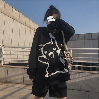蔓莎💞棉質超火cec衛衣女2023秋季韓版無帽薄款外套ins潮學生寬松上衣服 女生衣著