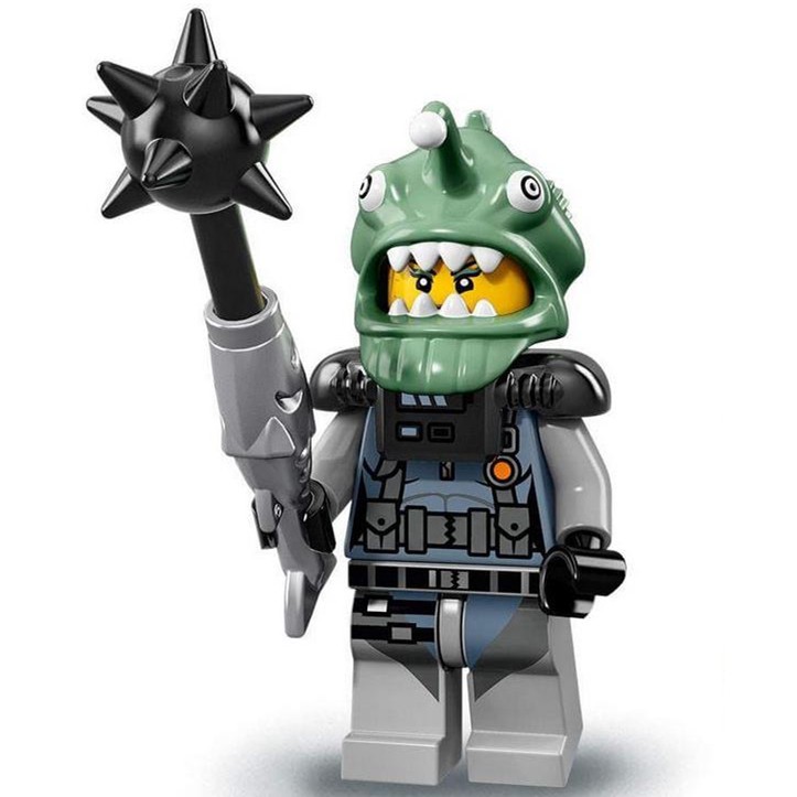 LEGO樂高Ninjago Movie 旋風忍者電影人偶燈籠魚頭雜兵Shark Army Angler71019 #13