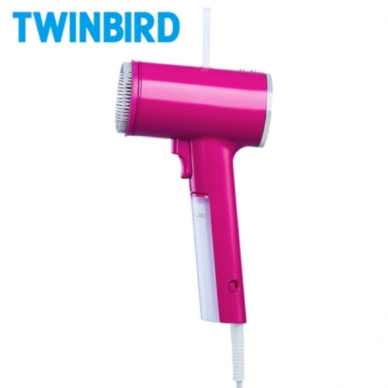 全新轉買）日本TWINBIRD-美型蒸氣掛燙機(桃）TB-G006TW