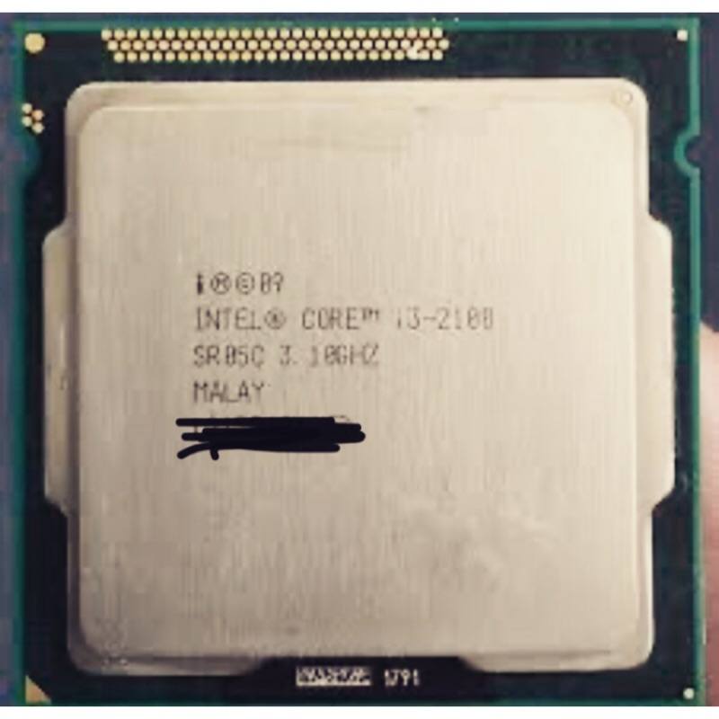 Intel Core i3 2100 3M Cache 3.10GHz 正式版 雙核四緒 三代 1155腳位