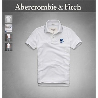 美國 Abercrombie & Fitch Skylight Mountain Polo 男麋鹿網眼POLO衫 M號