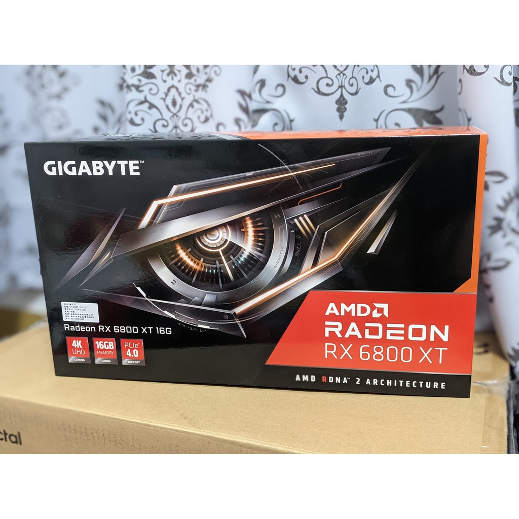 Gigabyte 技嘉 Radeon RX 6800XT 16G 公版卡 註冊4年保