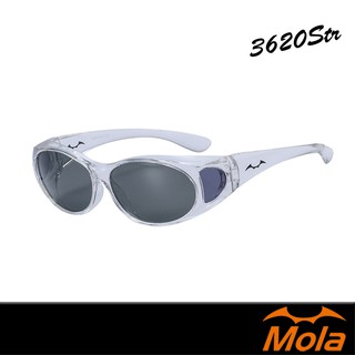 MOLA摩拉偏光太陽眼鏡/套鏡/墨鏡 小臉 近視可戴-3620Str