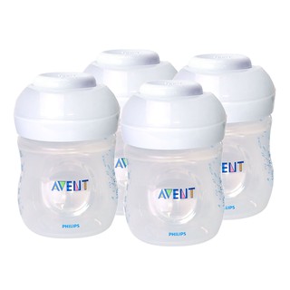 AVENT 輕乳感 P.P母乳儲存瓶125ML(裸瓶) 4支 娃娃購 婦嬰用品專賣店