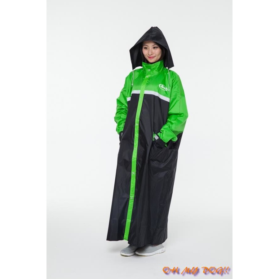 [租約到期限量超低價全新品出清!]ARAI 佐海,雨衣(W022)(綠黑色)